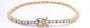 9k Yellow Gold 3ct Lab-Grown Diamond Tennis Bracelet