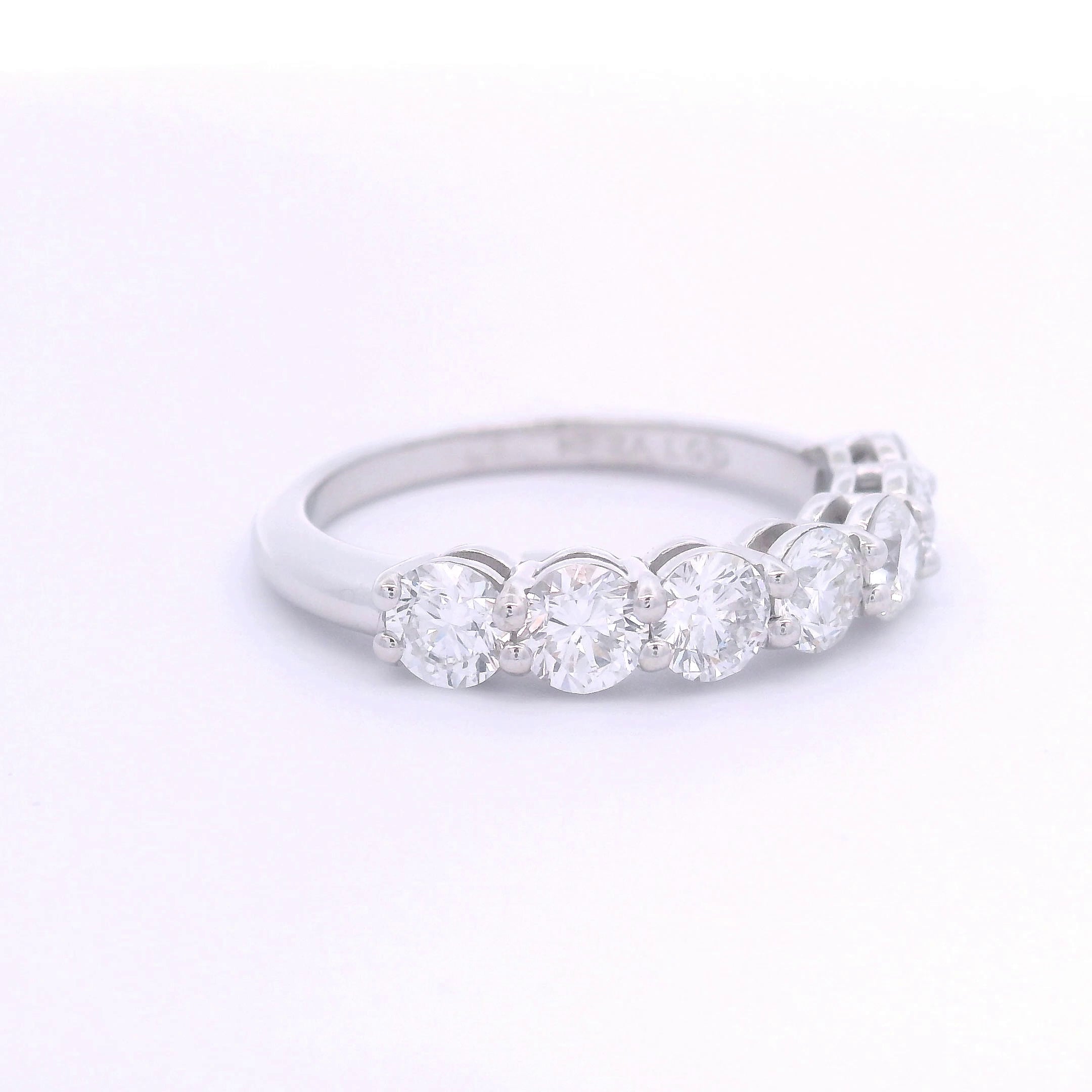 9k White Gold 1.5ct Lab-Grown Diamond Eternity Ring