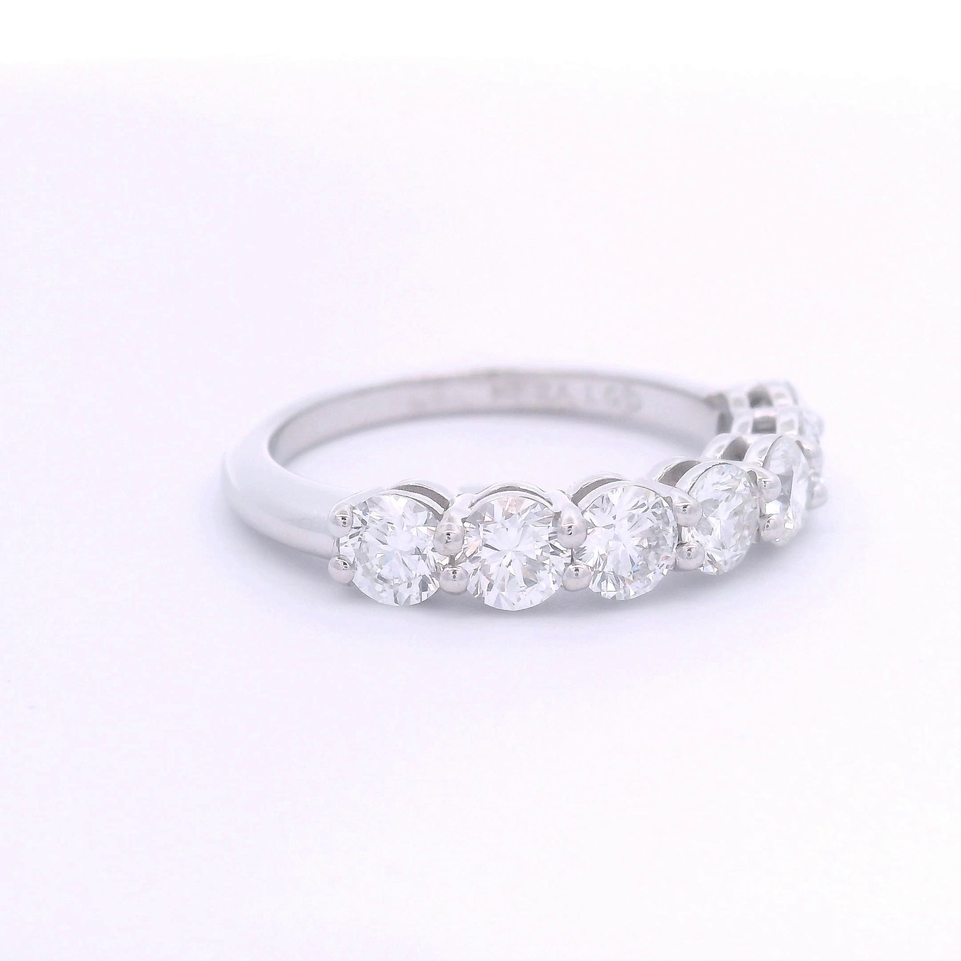 9k White Gold 1.5ct Lab-Grown Diamond Eternity Ring
