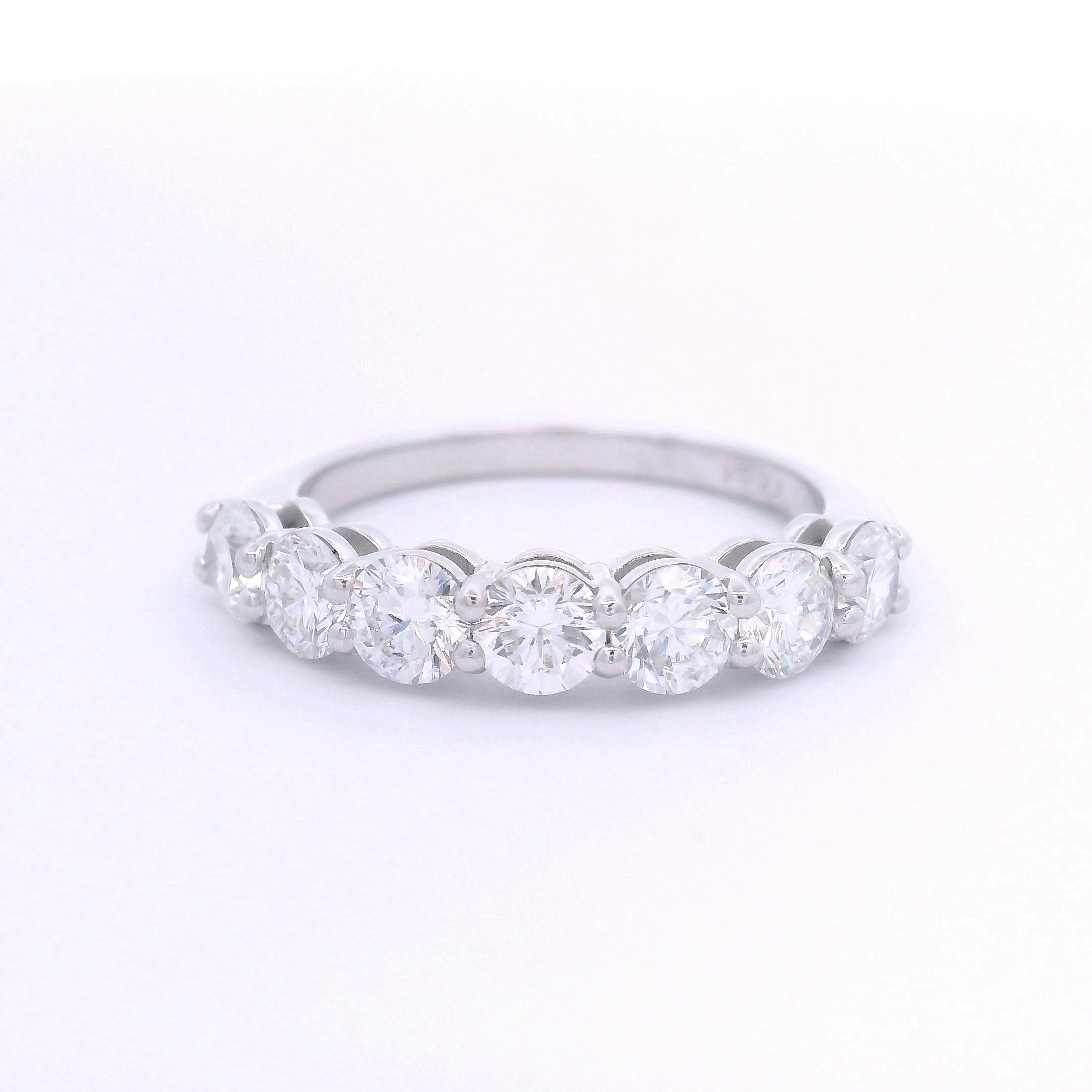 9k White Gold 1.5ct Lab-Grown Diamond Eternity Ring