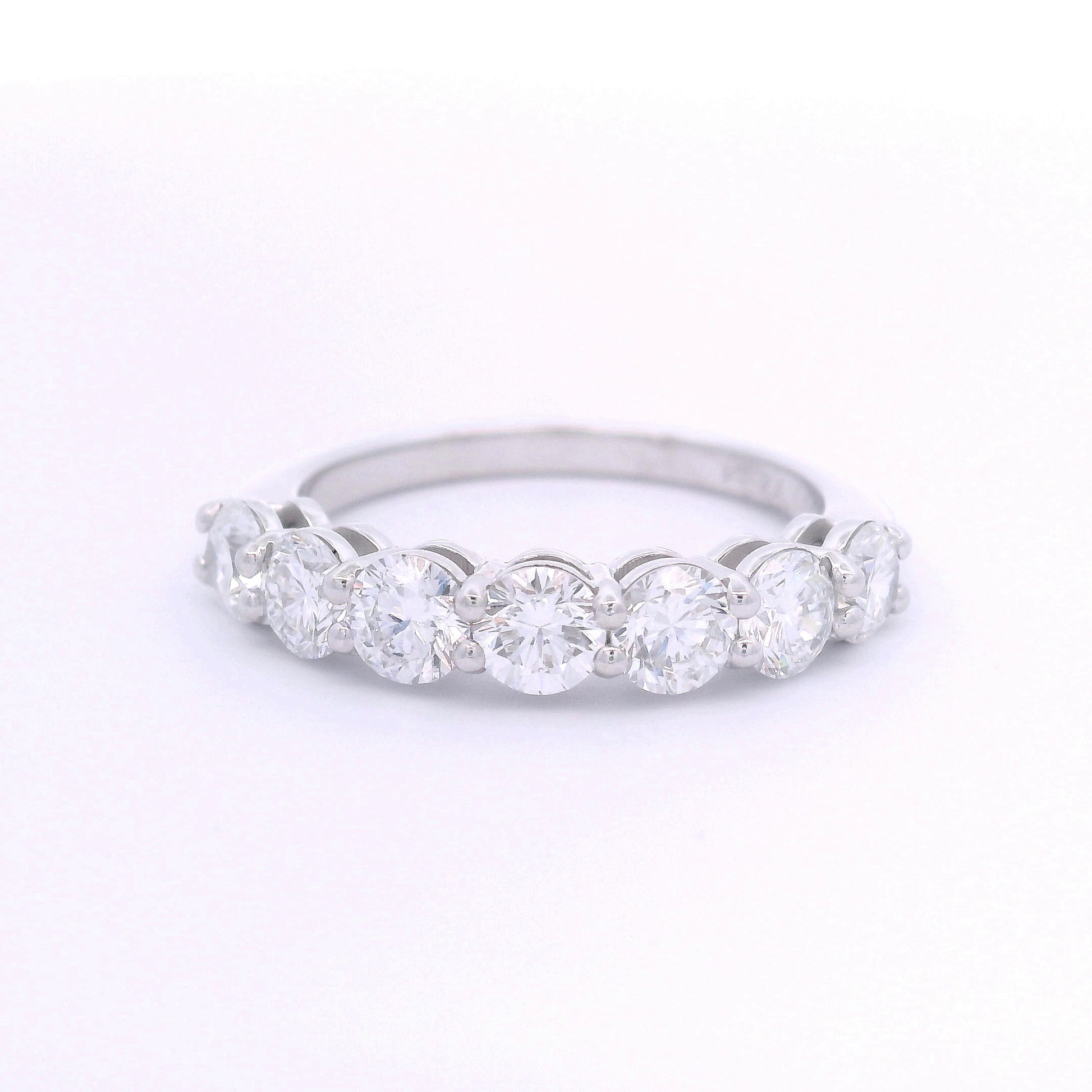 9k White Gold 1.5ct Lab-Grown Diamond Eternity Ring