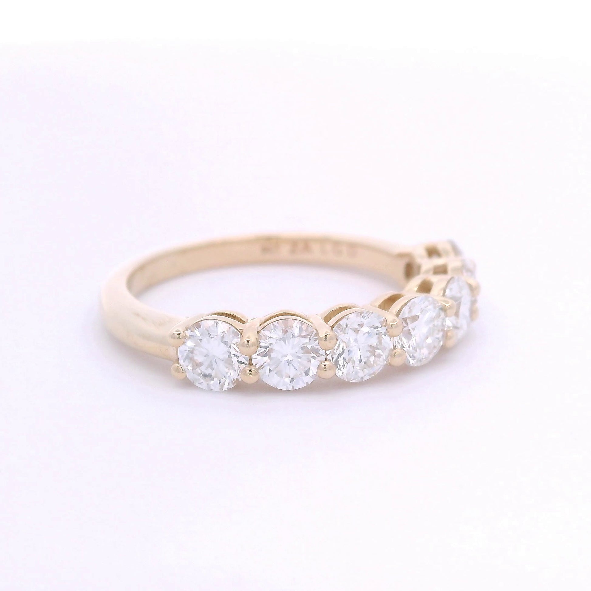 9k Yellow Gold 1.6ct Lab-Grown Diamond Eternity Ring