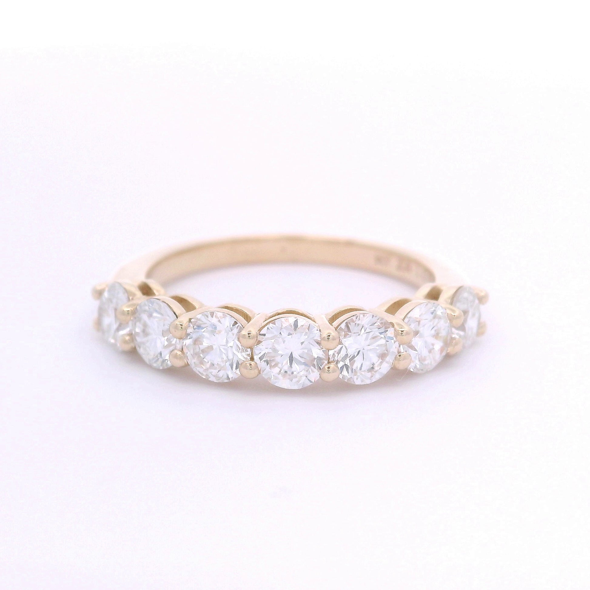 9k Yellow Gold 1.6ct Lab-Grown Diamond Eternity Ring