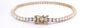 9k Yellow Gold 5ct Lab-Grown Diamond Tennis Bracelet